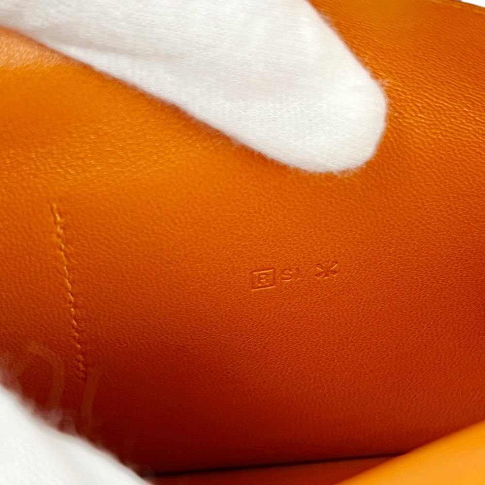 正規品 エルメス ドゴンデュオ オレンジスイフト 良品 HERMES（エルメス） （未使用保管品）エルメス ドゴン GM デュオ 二