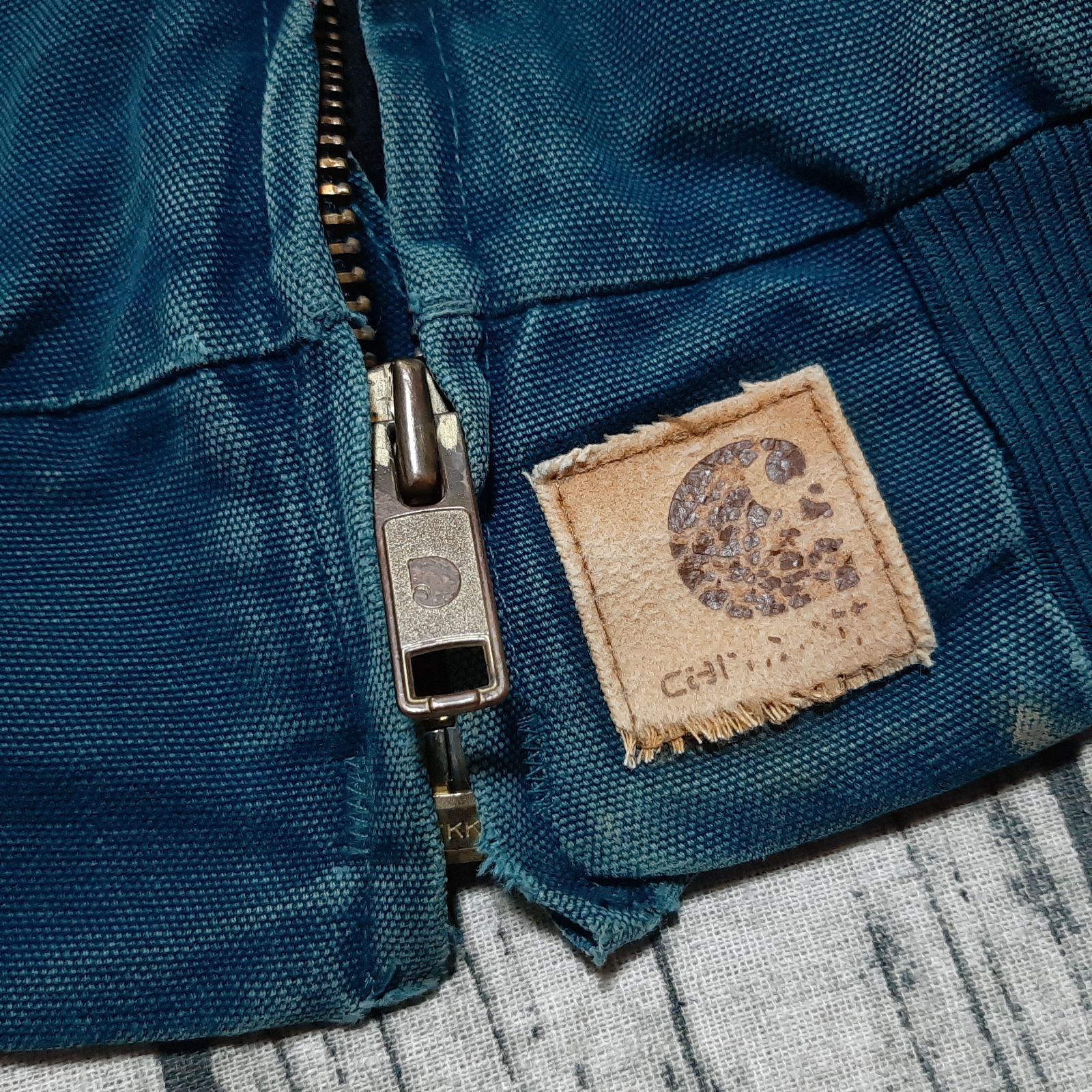size XL】超雰囲気 Carhartt Santa Fe Jacket Dark Teal カーハート 