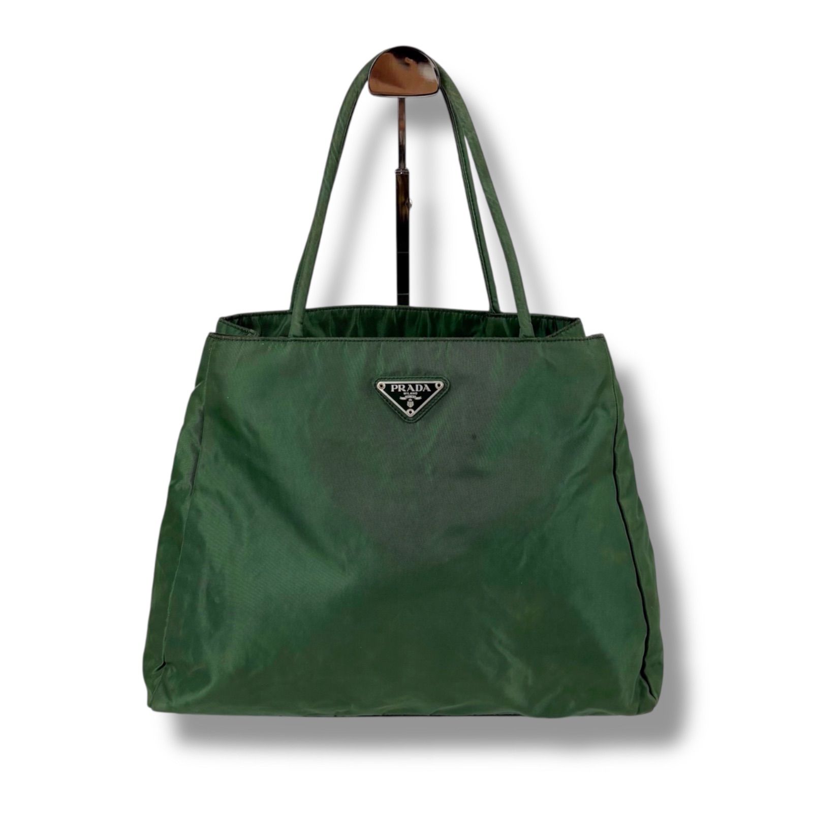 プラダ PRADA トライアングルロゴ ミニトートバッグ ハンドバッグ 