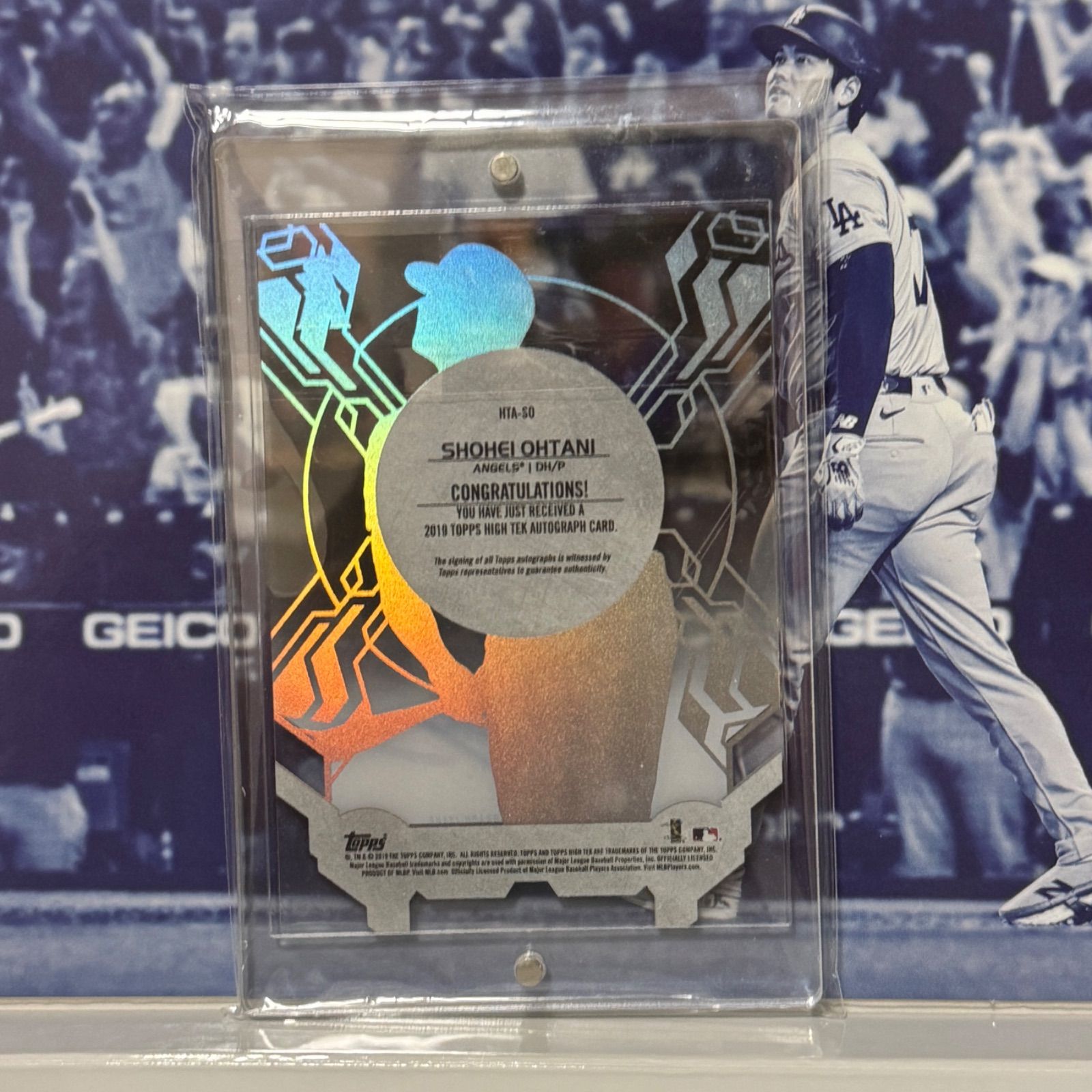 大谷翔平 直筆サインカード 2019 Topps High Tek Auto - メルカリ