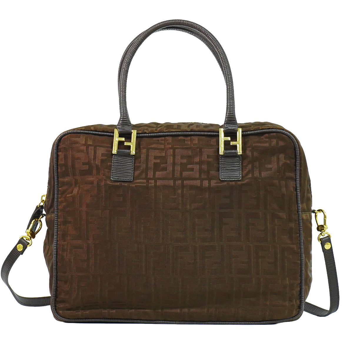 本物 フェンディ FENDI ズッカ 2WAY ショルダーバッグ 本物 フェンディ FENDI ズッカ 2WAY ショルダーバッグ