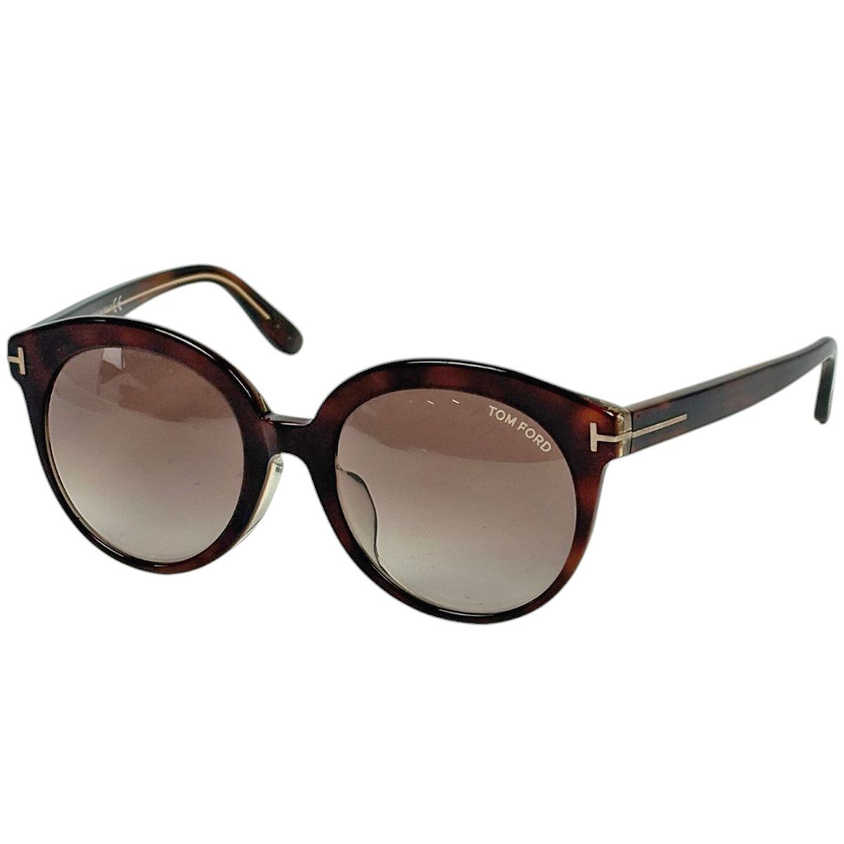 TOM FORD サングラス ブラック ブラウンレンズ トムフォード TOM FORD ロゴ サングラス アイウェア デミ柄 サングラス