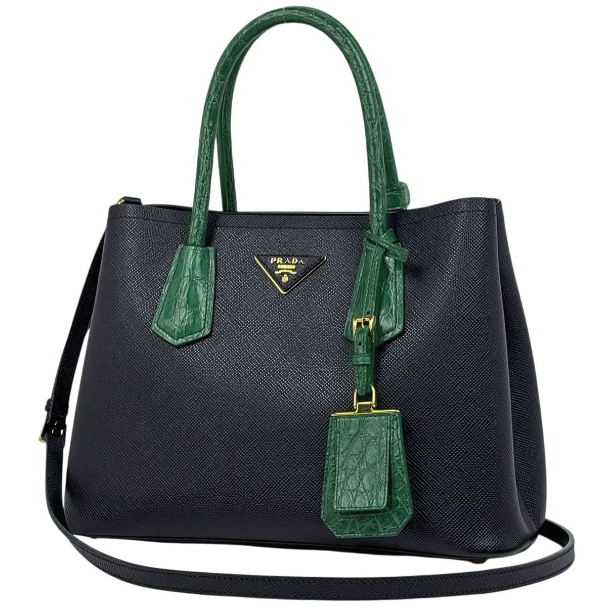 プラダ PRADA ドゥーブレ ミディアムバッグ 2WAY ショルダーバッグ 