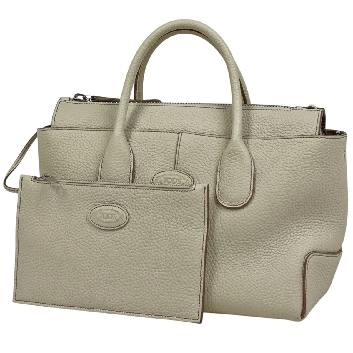 2way ショルダー トッズレザーバッグ tod's ハンドバッグ 中古 トッズ