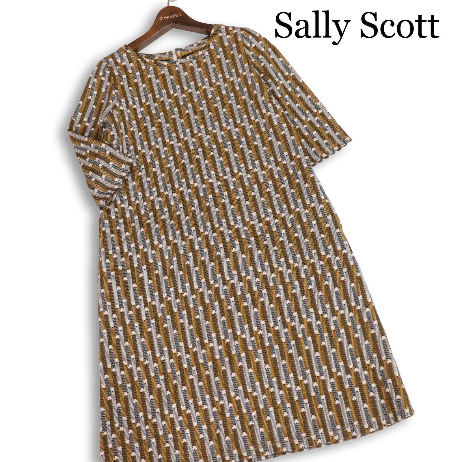 Sally Scott サリースコット 春夏☆ えんぴつ ダブル ジャガード 