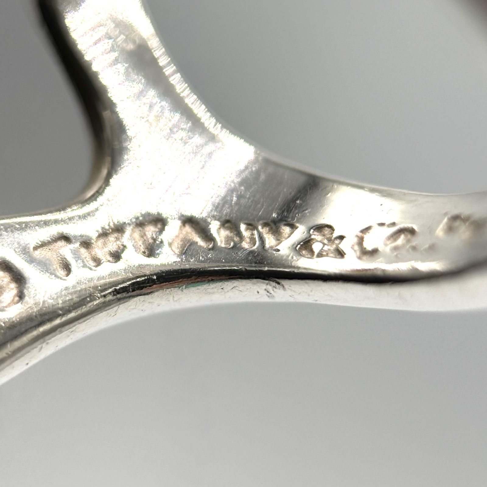 Tiffany&Co. ティファニー オープンハート リング 11号 シルバー 925
