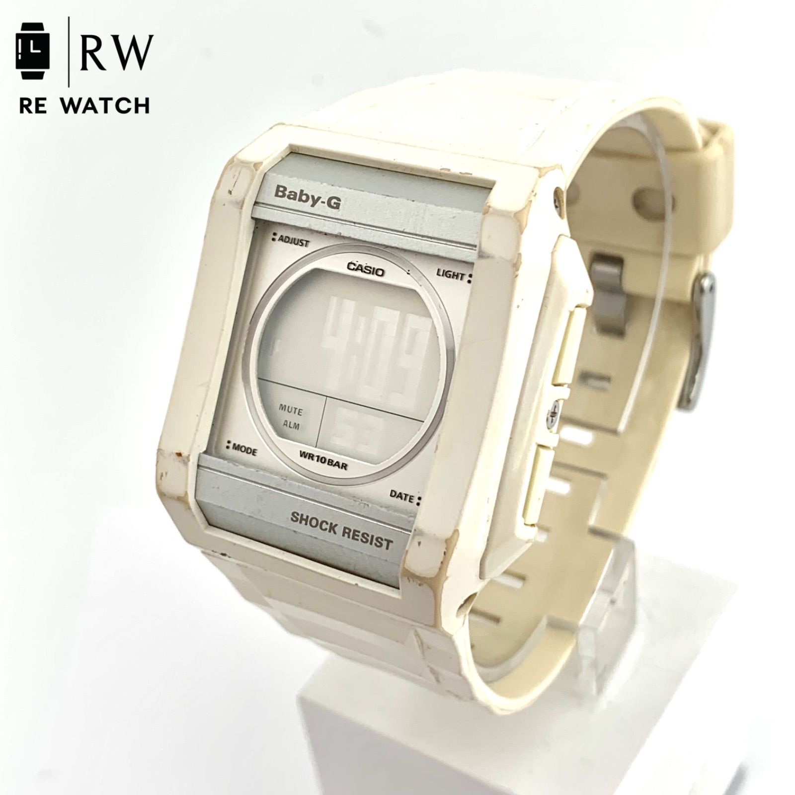 中古】CASIO Baby-G BG-811 デジタル腕時計 ホワイト - メルカリ