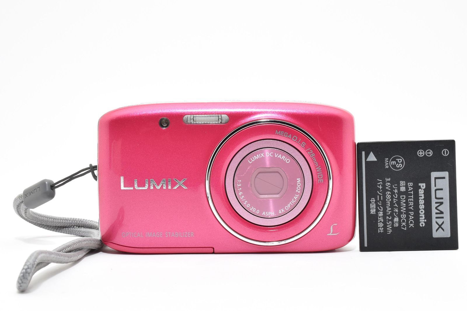 ☆美品☆パナソニック Panasonic LUMIX DMC-S2 ピンク☆ Y597 #4533