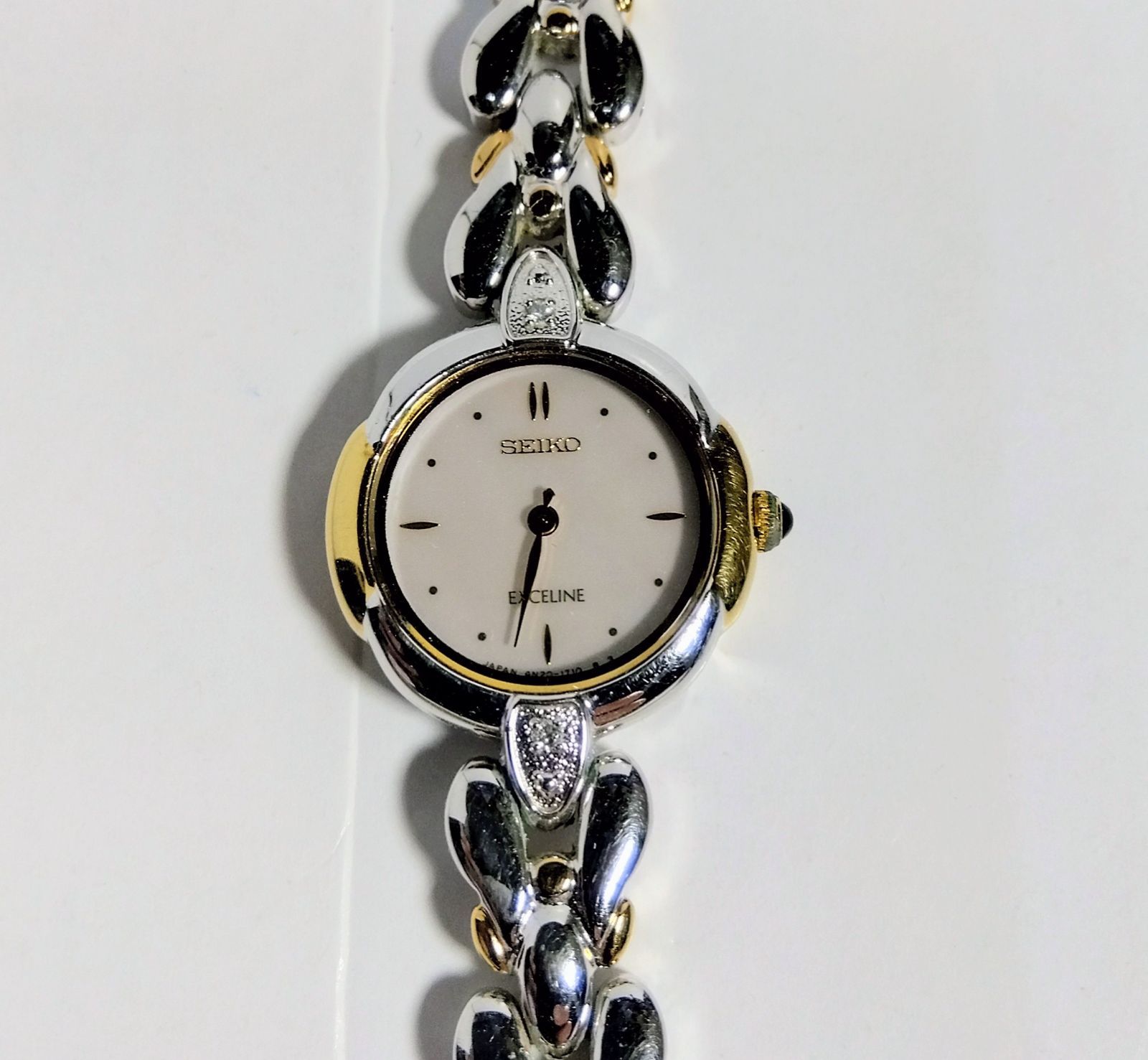 USED中古品】 SEIKO EXCELINE セイコー エクセリーヌ マザーオブパール 