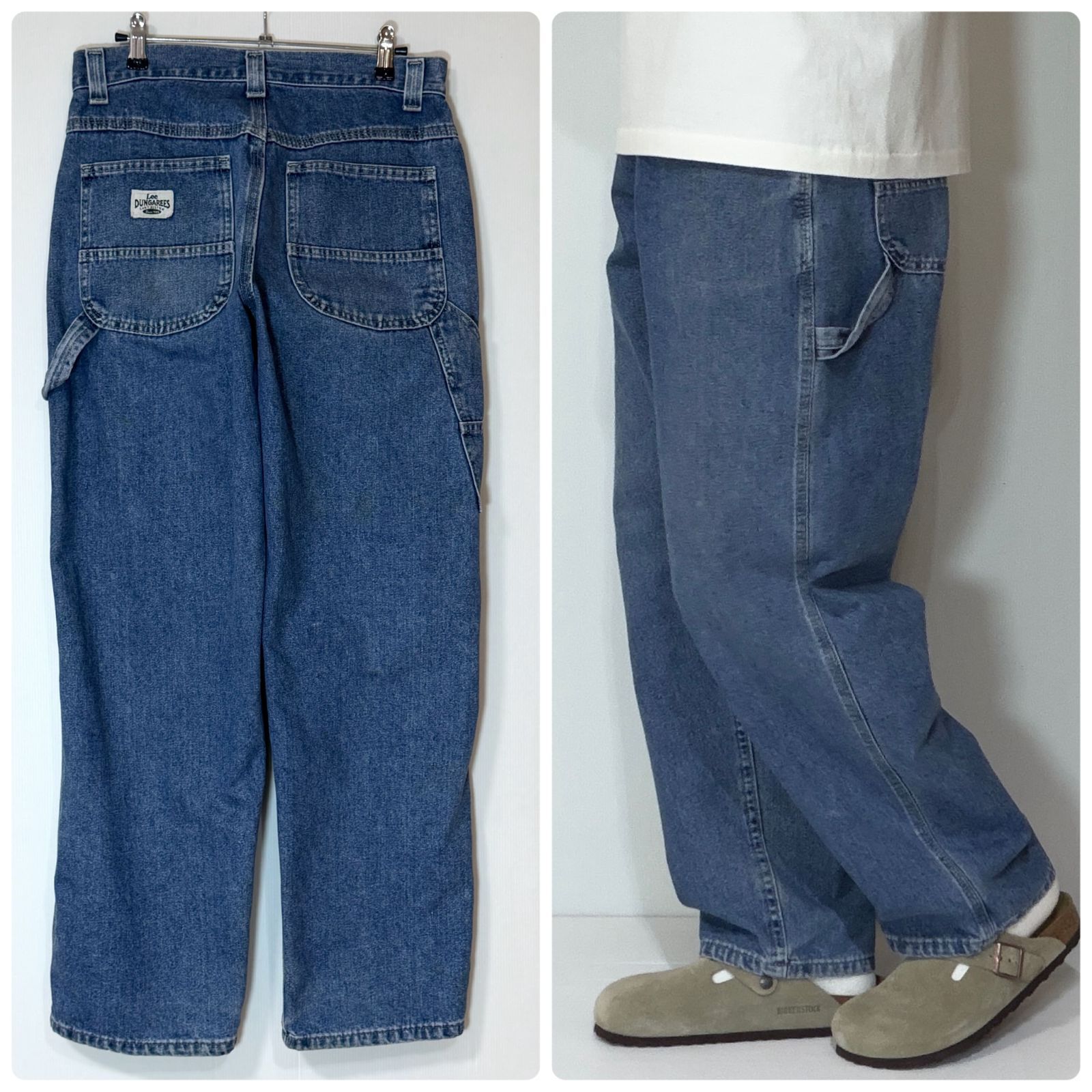 90s～00s Lee DUNGAREES リー ダンガリーズ デニム ペインターパンツ 