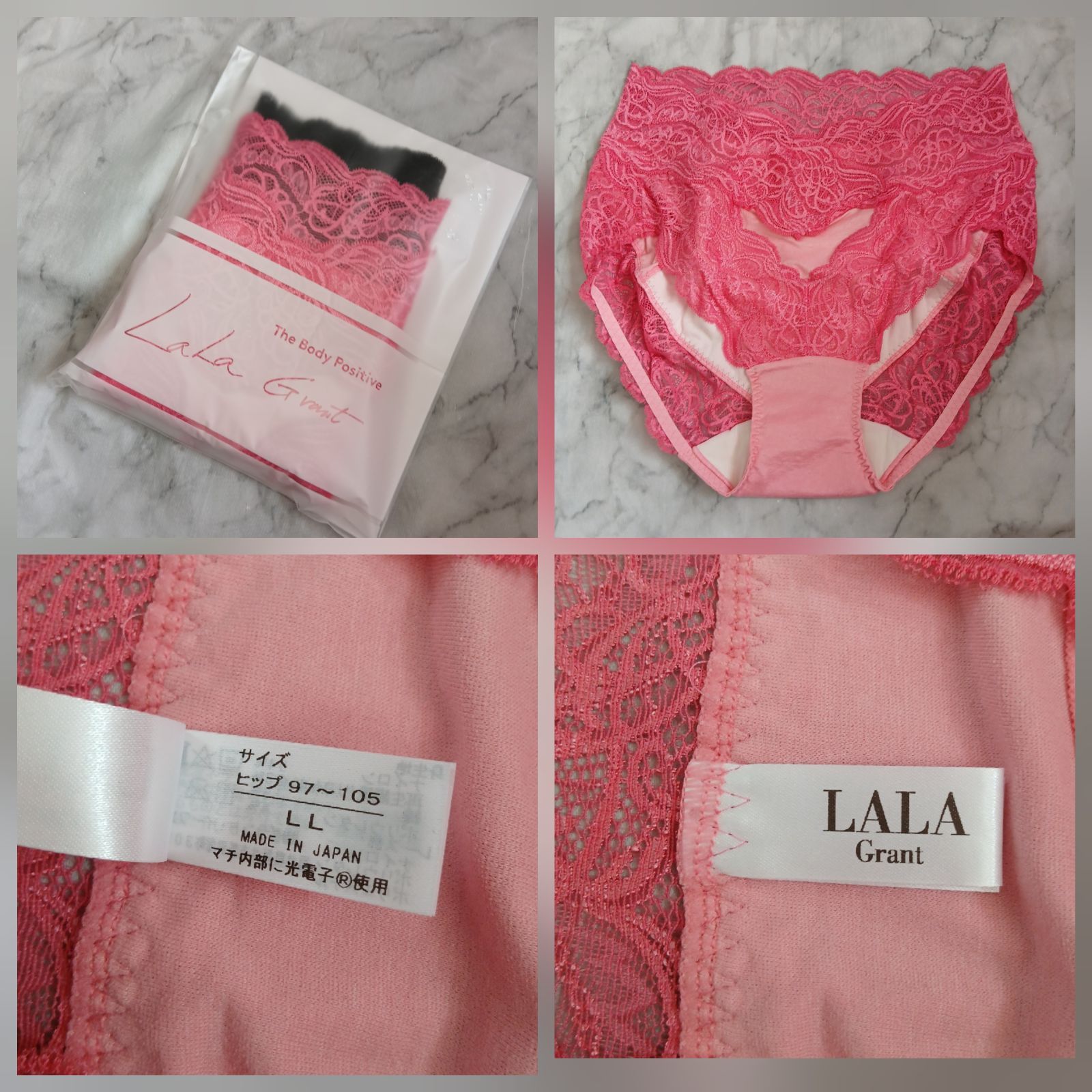 Lala Grant サニタリーショーツ　ローズ・ブラック グラントイーワンズ サニタリーショーツ ローズ 1枚 - メルカリ
