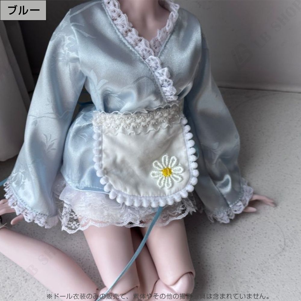 メイド服 スカートセットドール衣装ドール服 3点セット スカート+