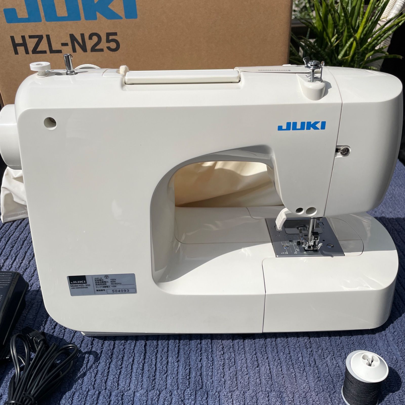 ジューキ ミシン HZL-333 コンピューターミシン ジャンク - メルカリ