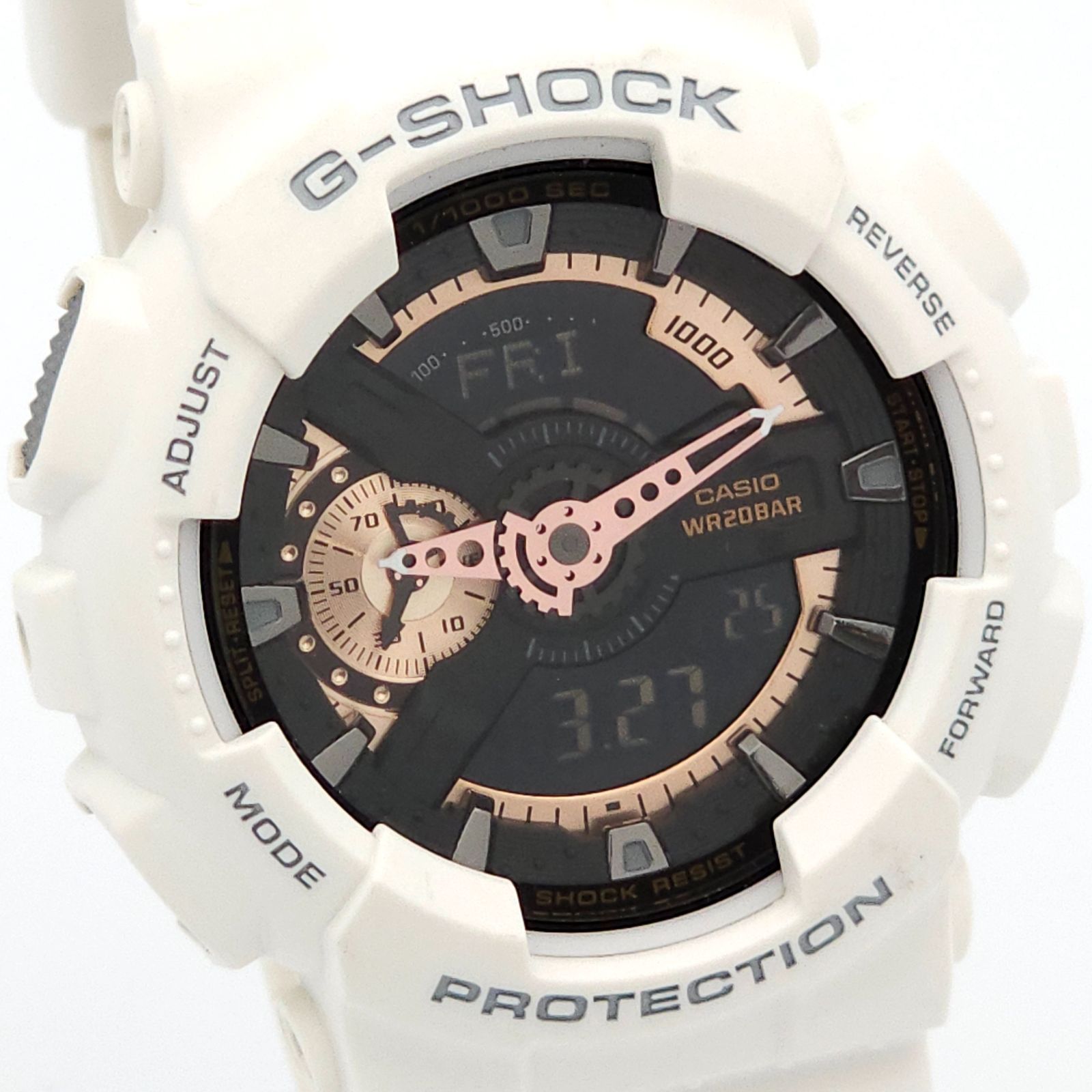 ☆良品 CASIO カシオ G-SHOCK GA-110RG QZ 動作品 白 - メルカリ