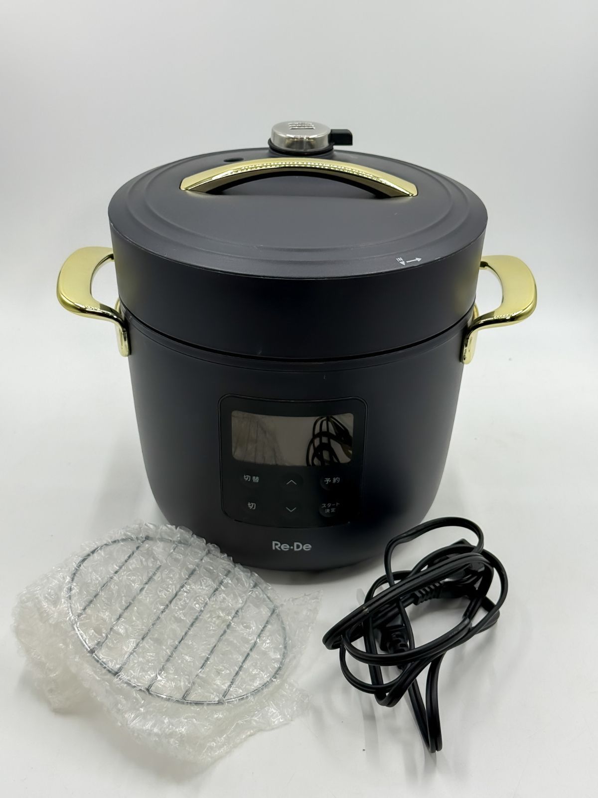 Re・De Pot リデポット 2L 電気圧力鍋 ブラック ジャンク品 - メルカリ
