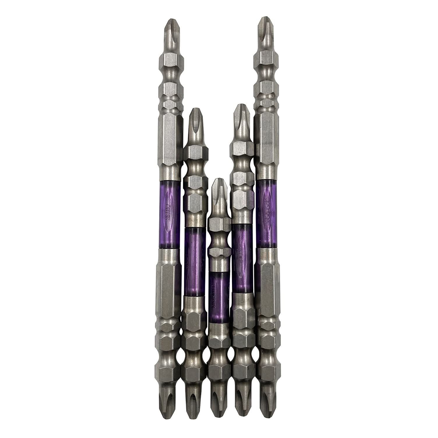 【数量限定】ARTS5-01 アソートセット 5本組 スリム 両頭 龍靭ビット アネックス(ANEX)