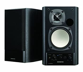 【中古】「非常に良い」ONKYO WAVIO パワードスピーカーシステム 40W+40W GX-500HD(B) ブラック