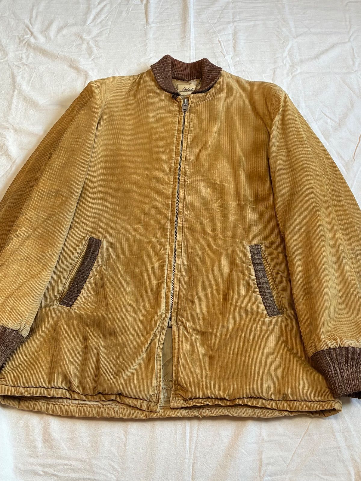 50s 60s Lakeland ファラオジャケット コーデュロイ ベージュ 50s 60s Lakeland ファラオジャケット コーデュロイ ベージュ