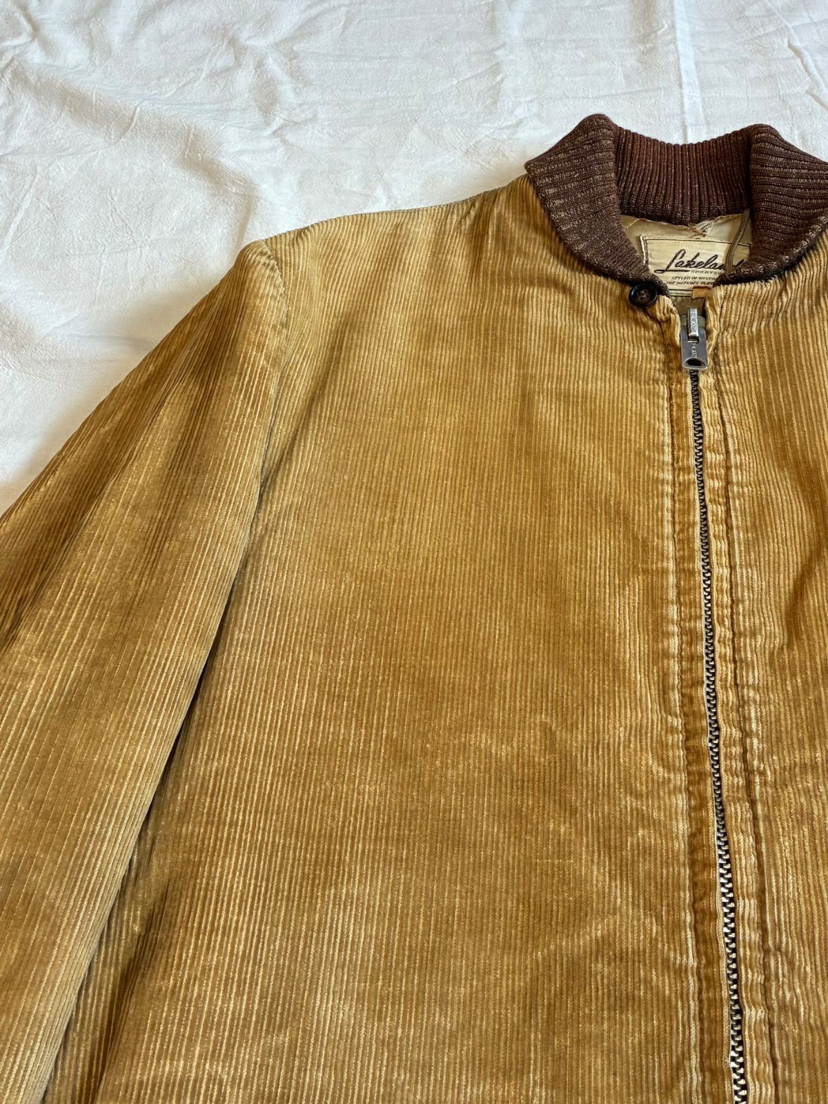 50s 60s Lakeland ファラオジャケット コーデュロイ ベージュ 50s 60s Lakeland ファラオジャケット コーデュロイ ベージュ