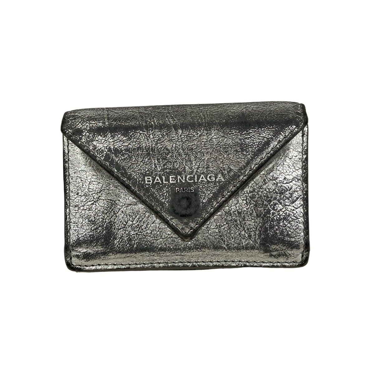 BALENCIAGA バレンシアガ ペーパーミニ レザー ハンドバッグ 2WAY
