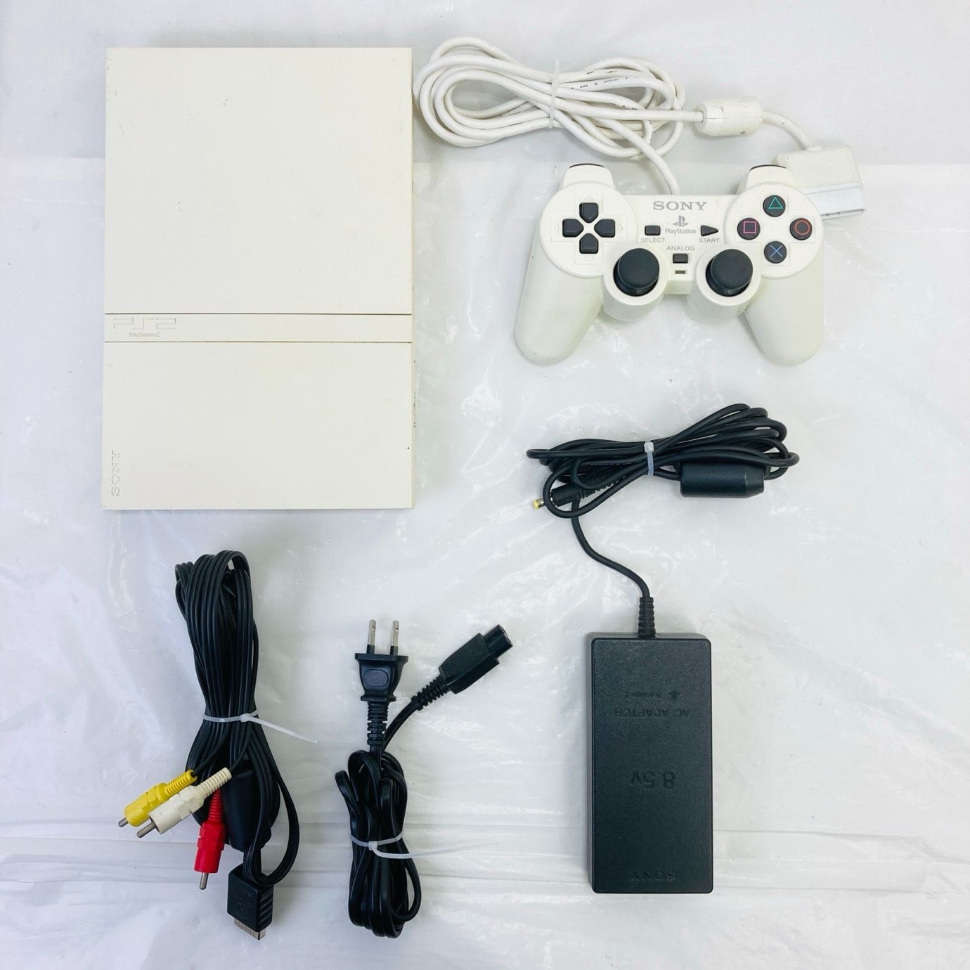 s17619】PS2 SONY プレステ2 薄型 本体 コントローラー DUALSHOCK 