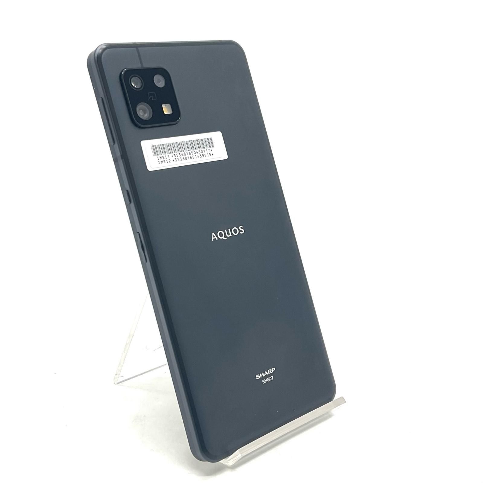 SHARP AQUOS sense6s 64GB ブラック au - メルカリ