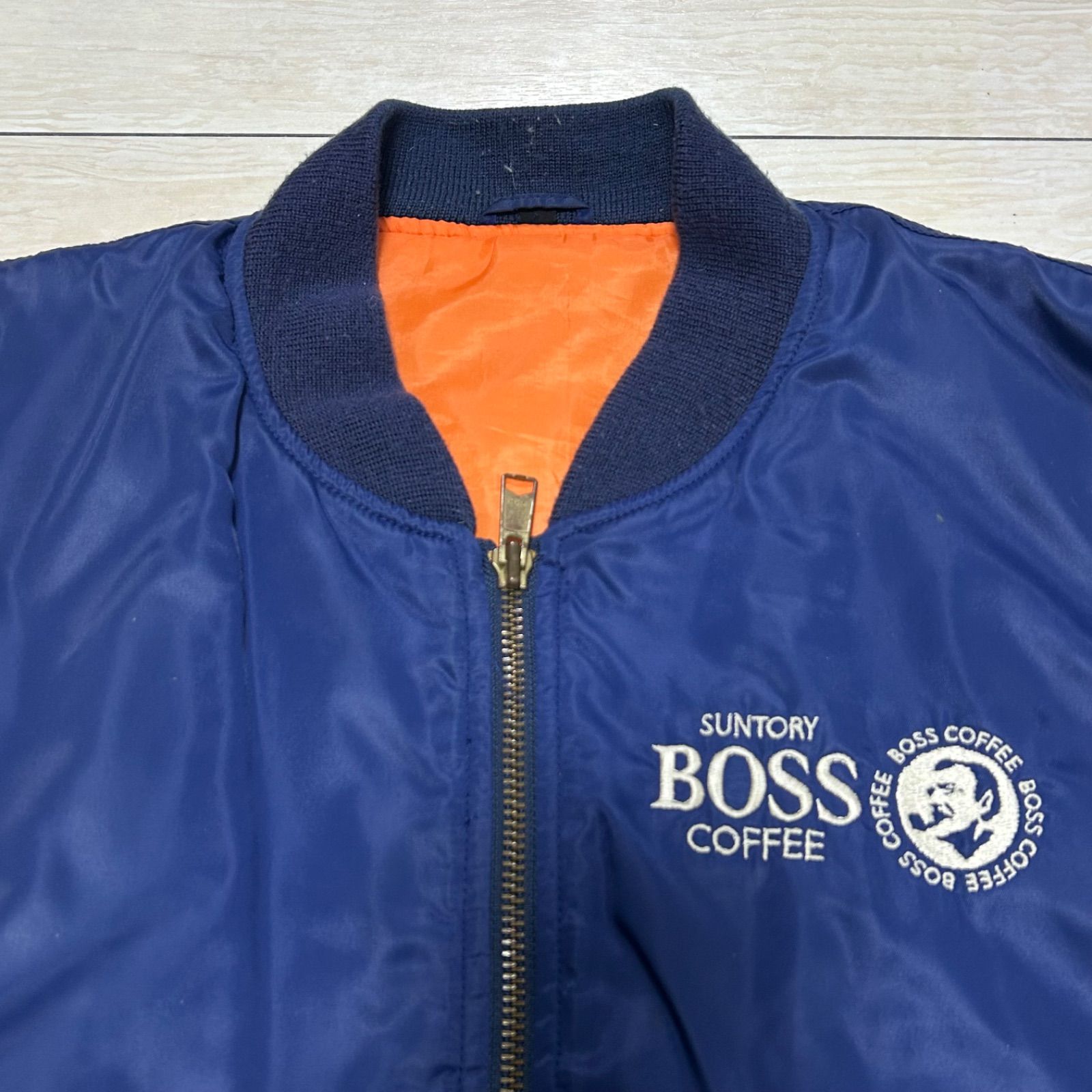 初代 サントリーボスジャン MA-1 非売品 SUNTORY BOSSジャン 90s