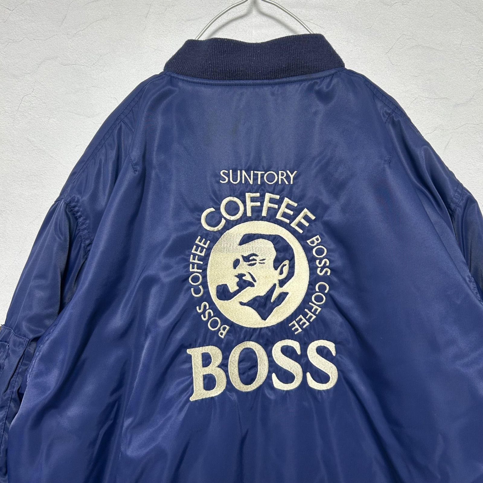 初代 サントリーボスジャン MA-1 非売品 SUNTORY BOSSジャン 90s
