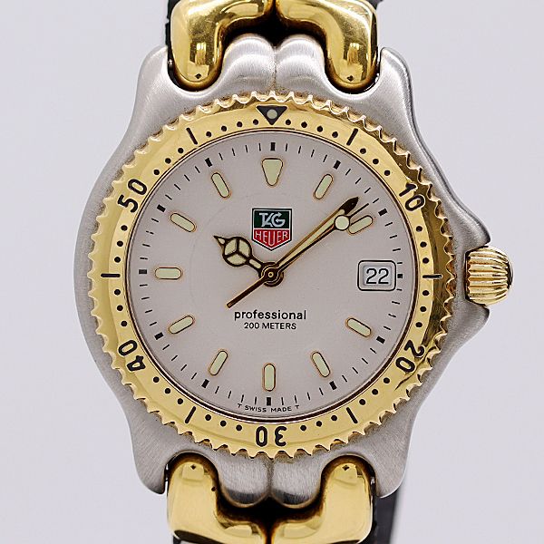 美品 稼働 コマ付 タグホイヤー プロフェッショナル200M WG1222-K0 SS 