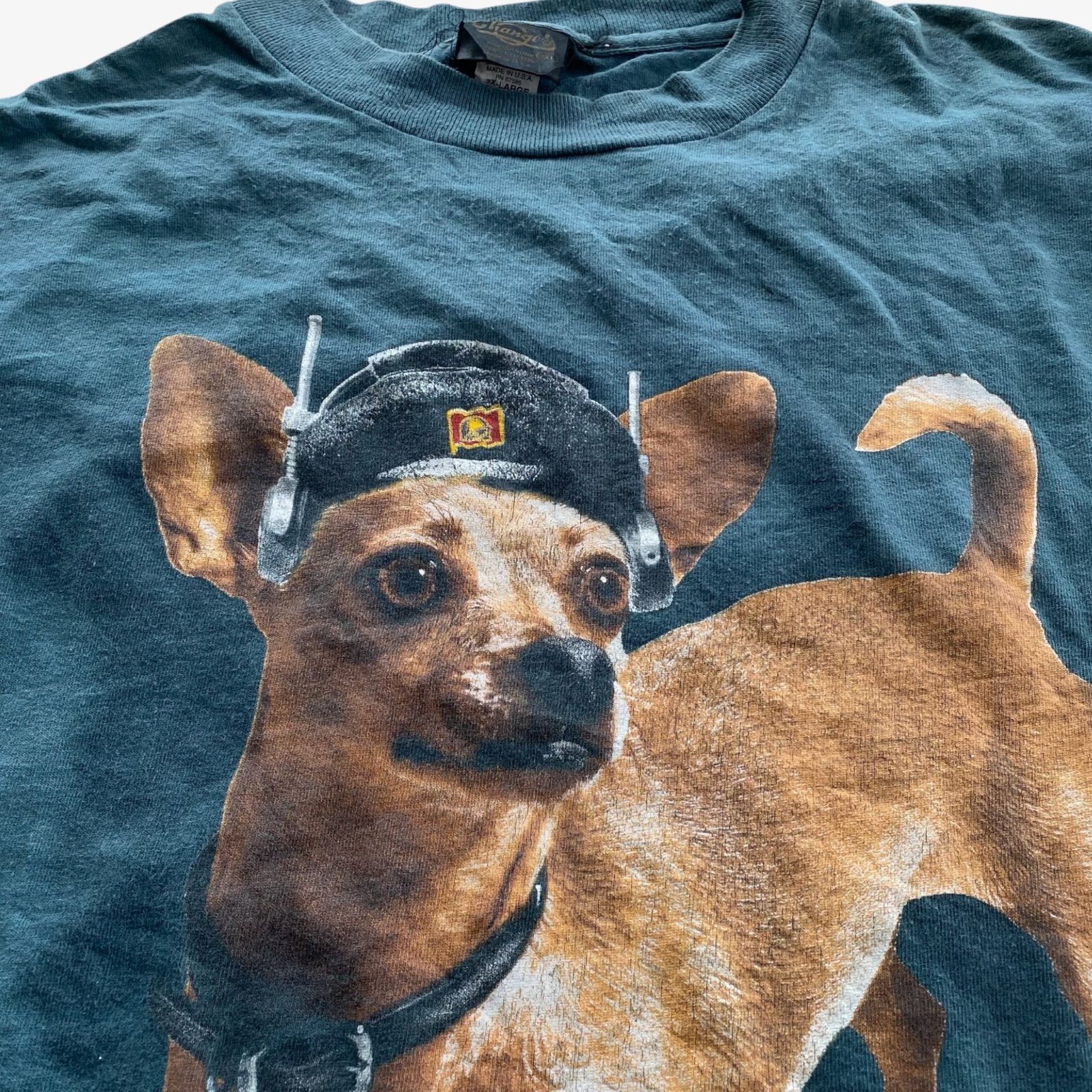 90s TACO BELL タコベル チワワ Tシャツ CHANGES USA製 チェンジーズ