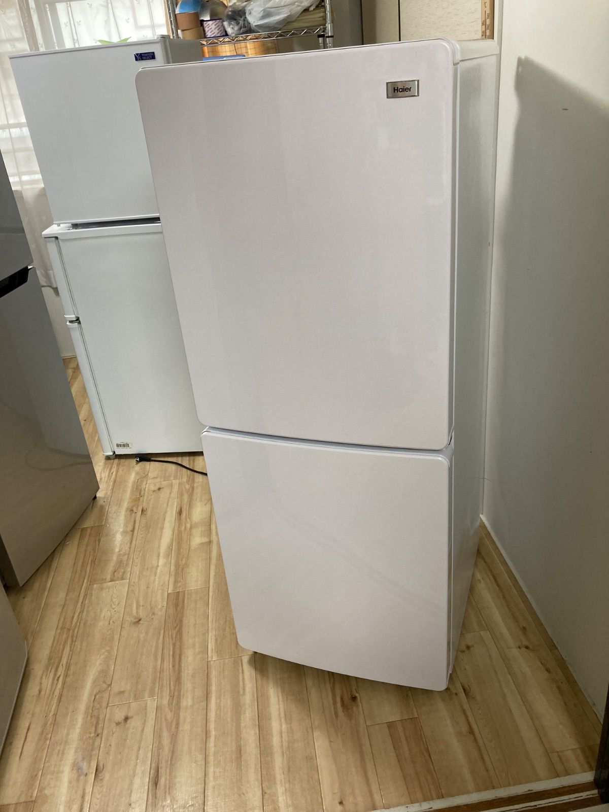 ハイアール 148L 冷凍冷蔵庫 JR-NF148B 自動霜取り 2019年製 3ヶ月保証 