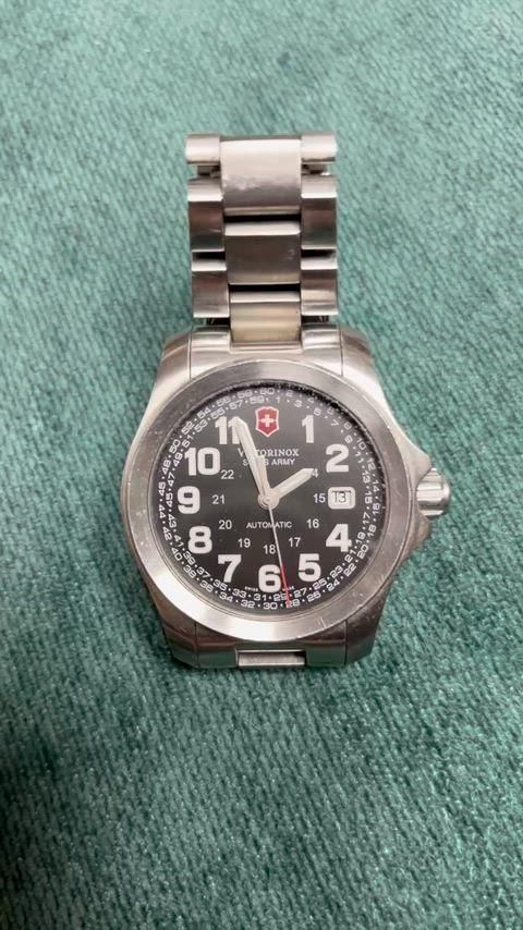  ビクトリノックス オートマティック メタル 時計 防寒対策 自動巻き時計 腕時計(アナログ)