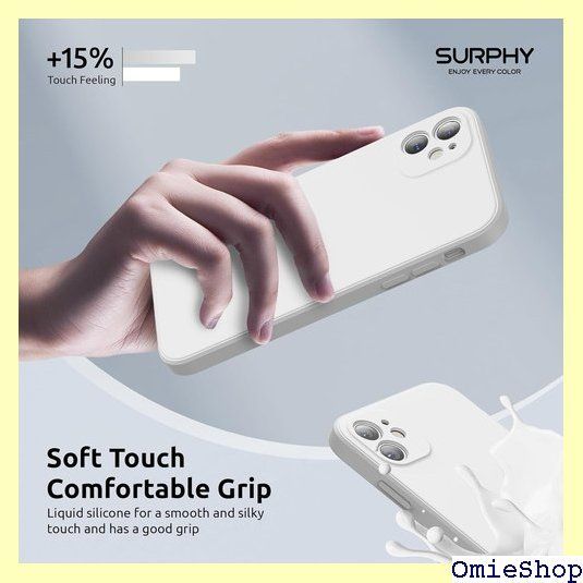 iPhone用ケース SURPHY iPhone11 ケース シリコン 直辺iPhone11