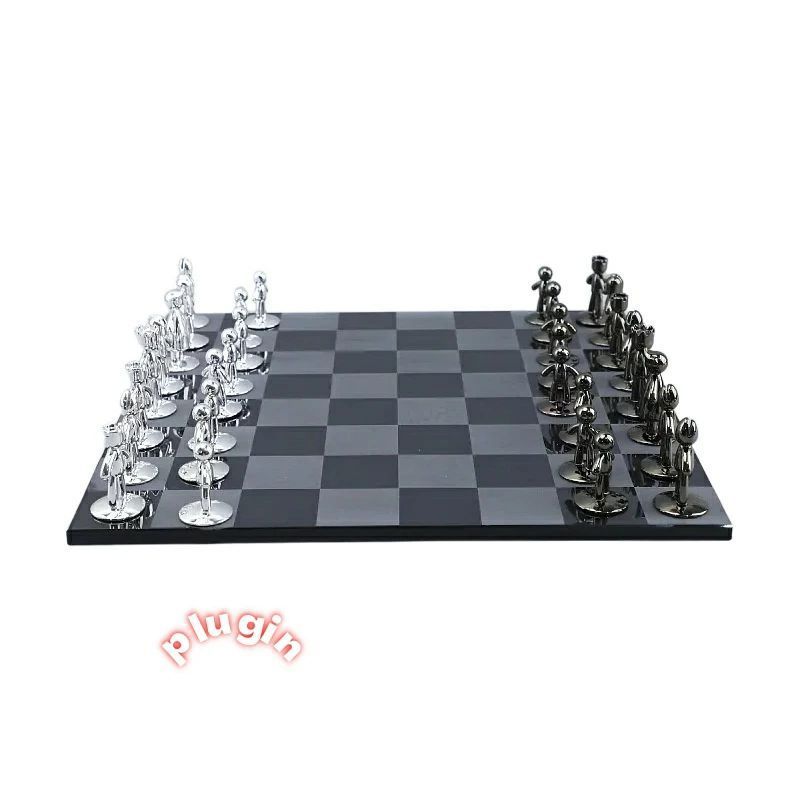  送料無料 2026年 モダン シンプル チェス クリスタル チェス盤 装飾 置物 書斎 ホテル モデルルーム ホームデコレーション リビング雑貨 置物 インテリア小物