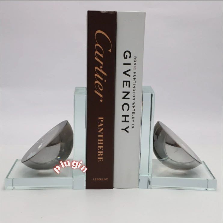 クリスタル半球ブックエンドブックエンド装飾品モデルルームテレビキャビネット学習ホール玄関ホームソフト装飾工芸