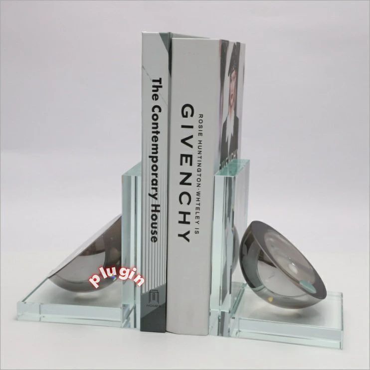 クリスタル半球ブックエンドブックエンド装飾品モデルルームテレビキャビネット学習ホール玄関ホームソフト装飾工芸