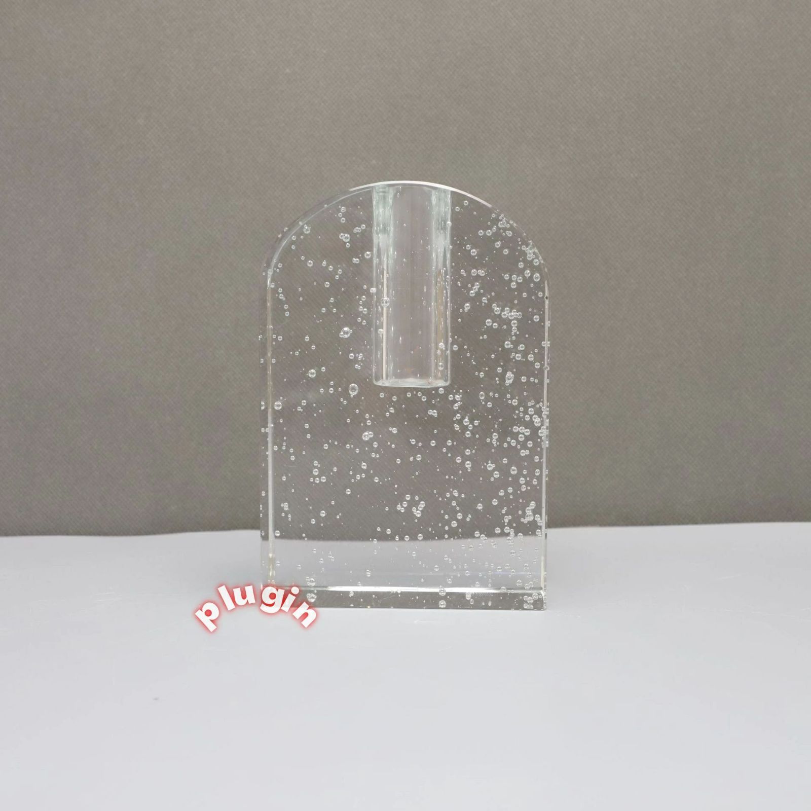 2026年 モダンシンプルクリスタルボールトレイバブルアーチ花瓶装飾品リビングルーム書斎コーヒーテーブルホームデスクトッ