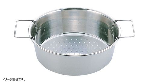 【新品】ユキワ 丸フライヤーかす揚げ ハンドル付 26cm (穴径3.0mm) 0925-3810