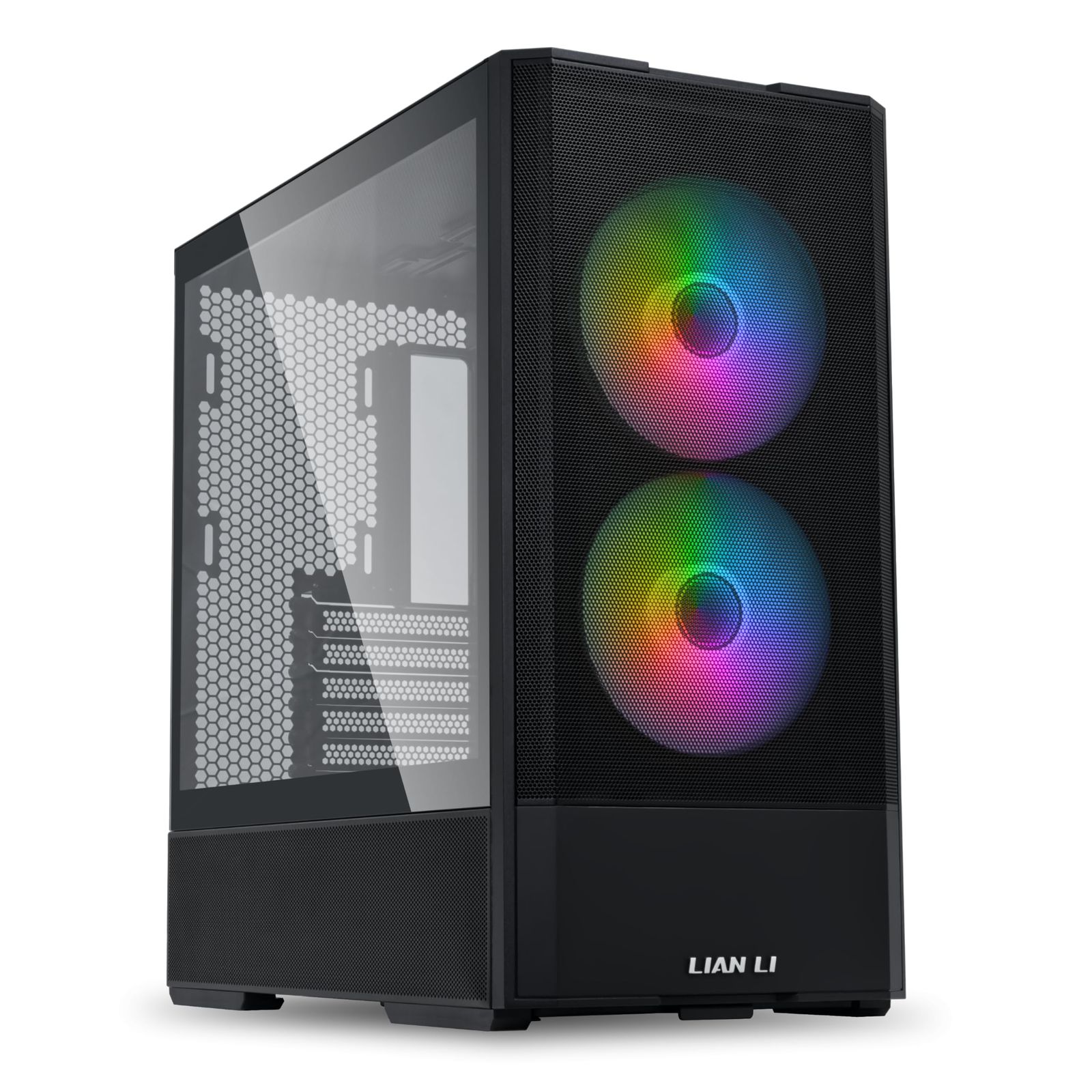 新品 LIANLI ATX対応ミドルタワーPCケース LANCOOL 207 BLACK ファン4基標準搭載 ATX（幅244mm以下）/ Micro ATX/Mini-ITX規格対応 日本正規代理店品
