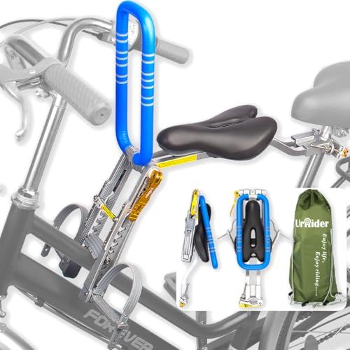 自転車用 前乗せ チャイルドシート 子供乗せシート 軽量 折りたたみ 工具不要 フロントマウント 2～6歳|30kg対応 シティ 折りたたみ マウンテン 電動自転車に適合pms 3b89dfb4