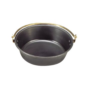 【新品】海石鍋 吊手 （石無し） 鉄製 27cm 6,902円