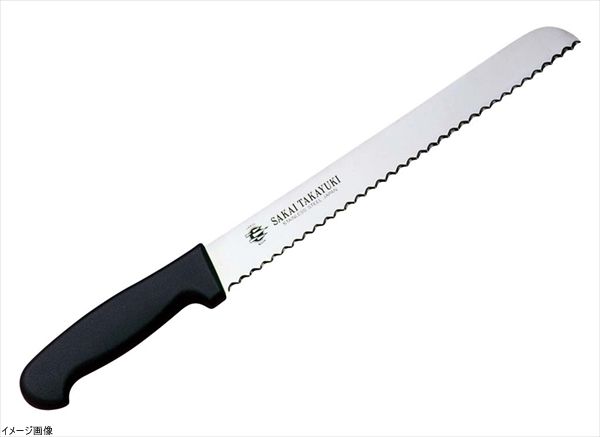 【新品】堺孝行 PC柄 パン切りナイフ(波刃)