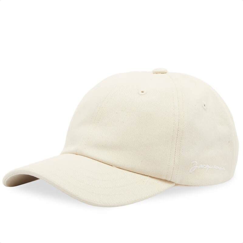 ジャクエムス メンズ アクセサリー 帽子 キャップ ロゴ Jacquemuscript Logo Cap OffWhite オフホワイト