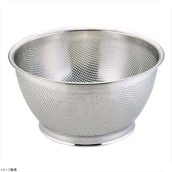 【新品】エコクリーン （18-8ステン）パンチング深型ざる ３０ｃｍ ＵＫ