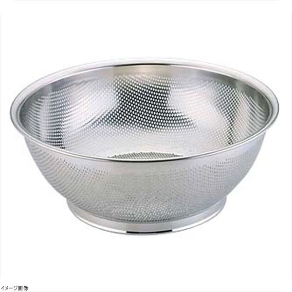 【新品】エコクリーン （18-8ステン）パンチング浅型ざる ５０ｃｍ ＵＫ