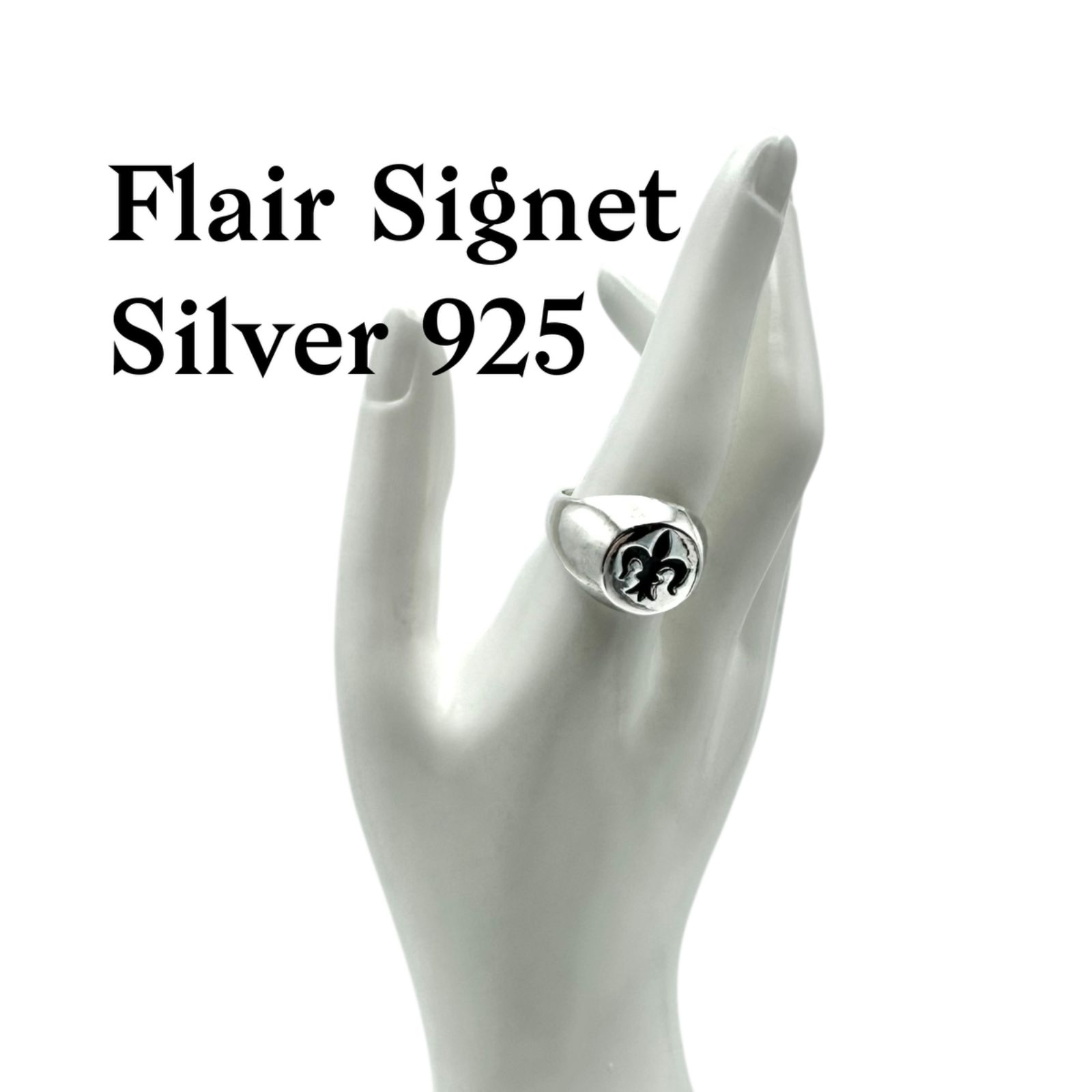 伝統の意匠】フルールドリス フレア 百合 Silver 925 刻印 90s Vintage