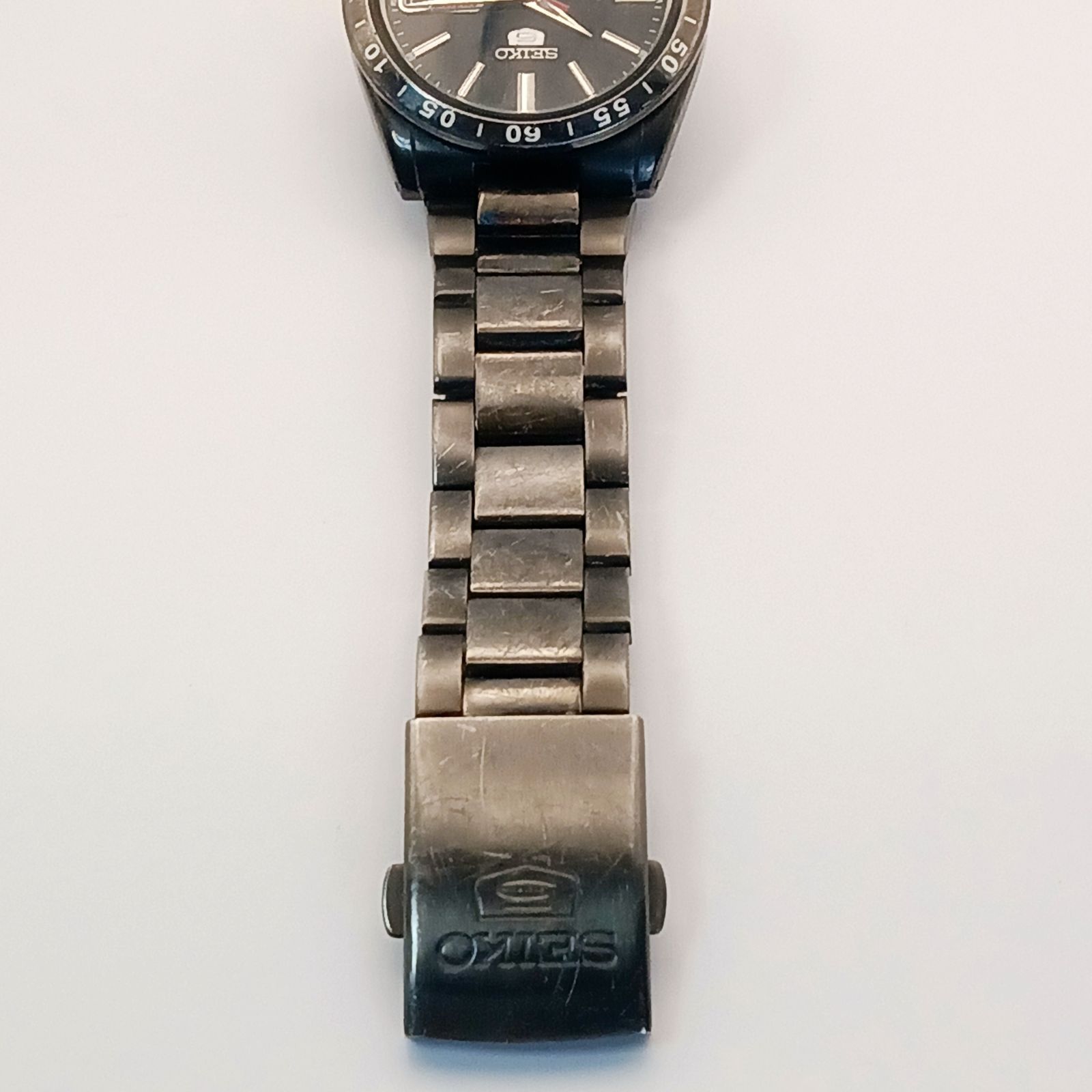 稼働 良品】0328-1 SEIKO5 セイコー5 7S26-02T0 メンズ腕時計 自動巻き 