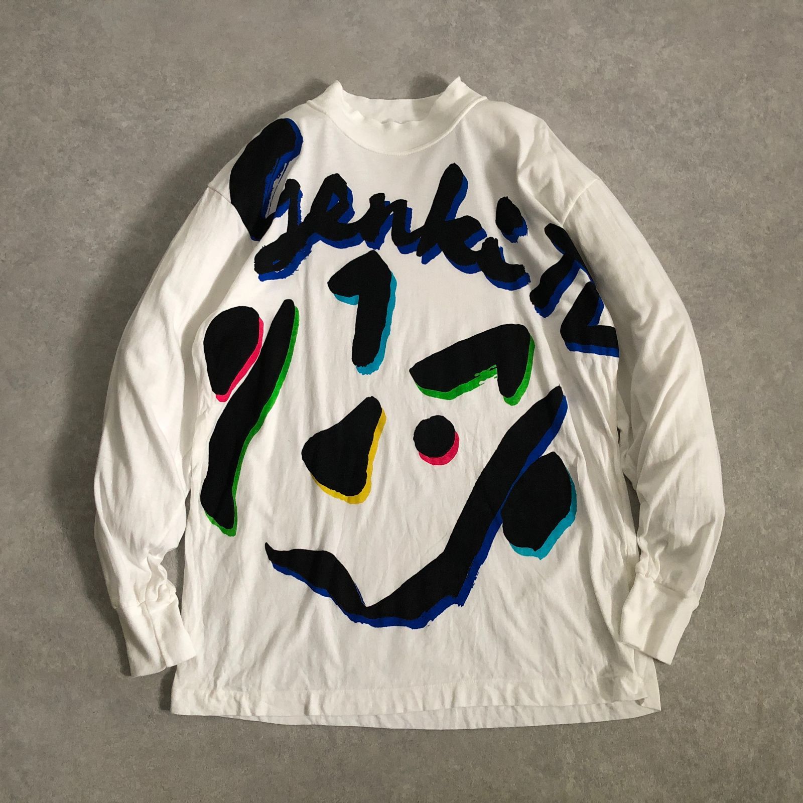 希少・当時物 たけしの元気が出るテレビ GENKI TV 公式アート Tシャツ 