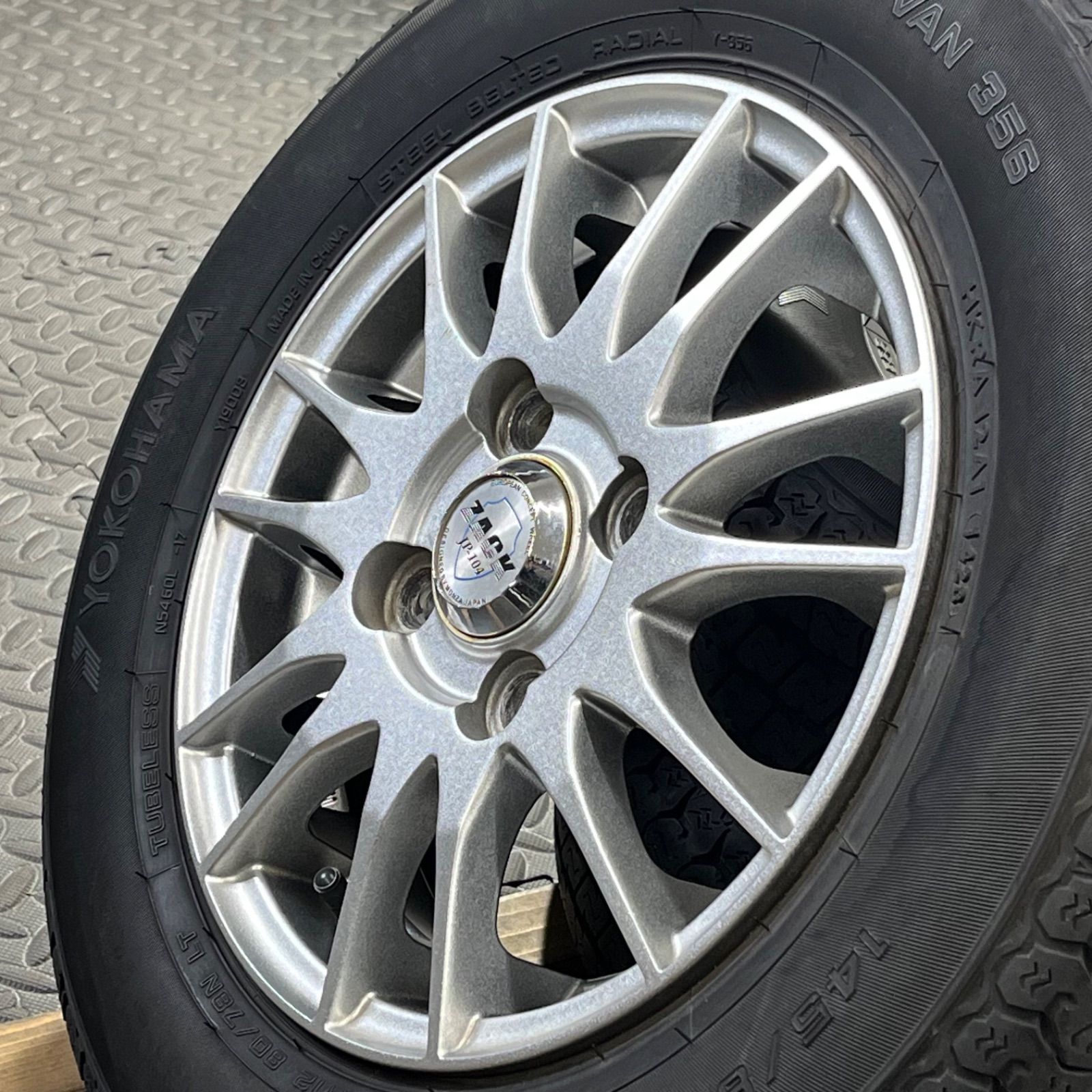 23年製 145/80R12 80/78N LT ヨコハマ スーパーバン356 モンツァ 