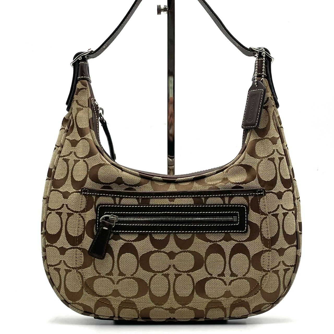 極美品○ COACH コーチ ショルダーバッグ ワンショルダー ホーボー 